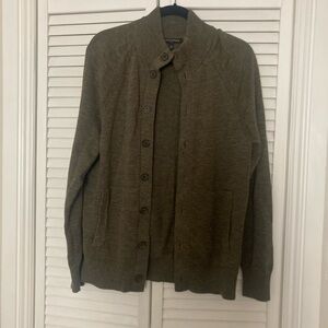 Banana Republic Olive Cardigan Sweater